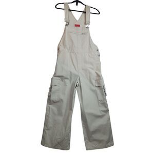 Vintage Gloria Vanderbilt Y2K Women's Size M Overalls Crop Wide Leg Loose Fit